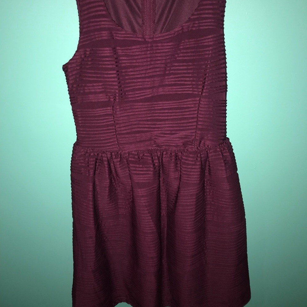 Maroon formal dress